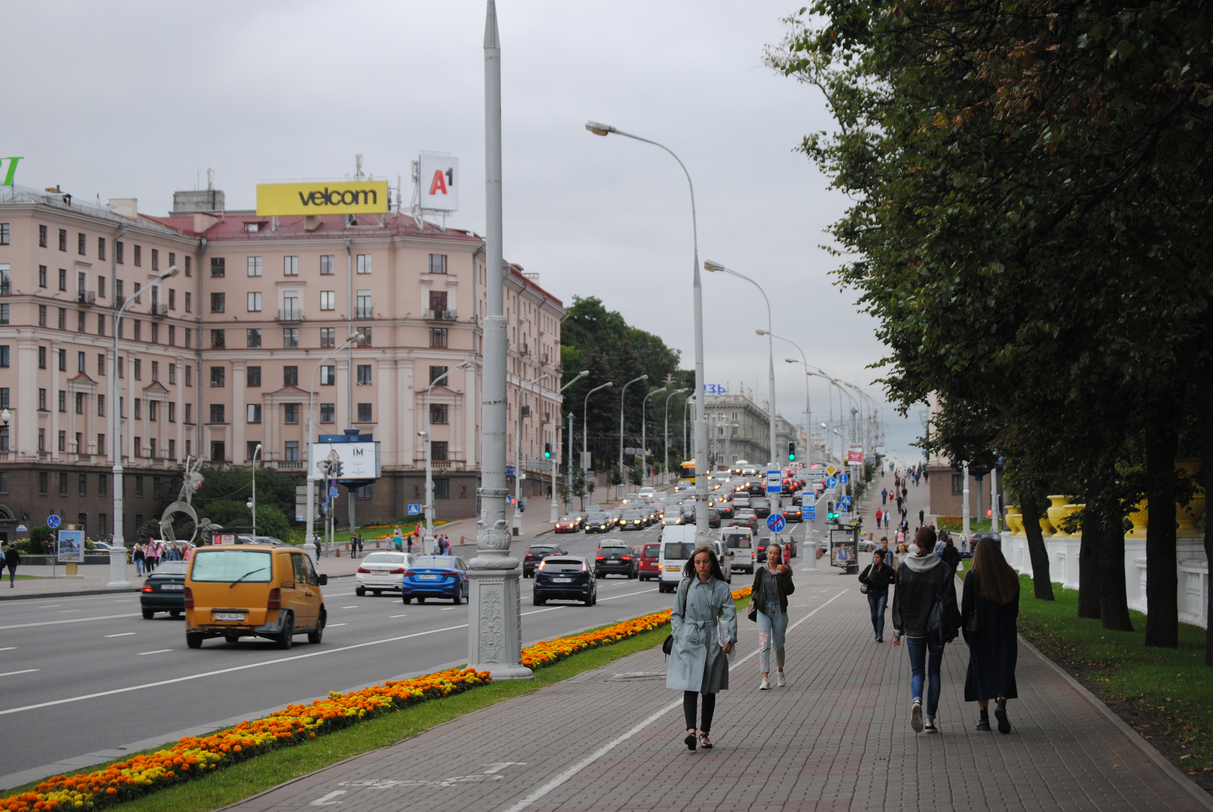 Avenida de la Independencia de Minsk, Bielorrusia