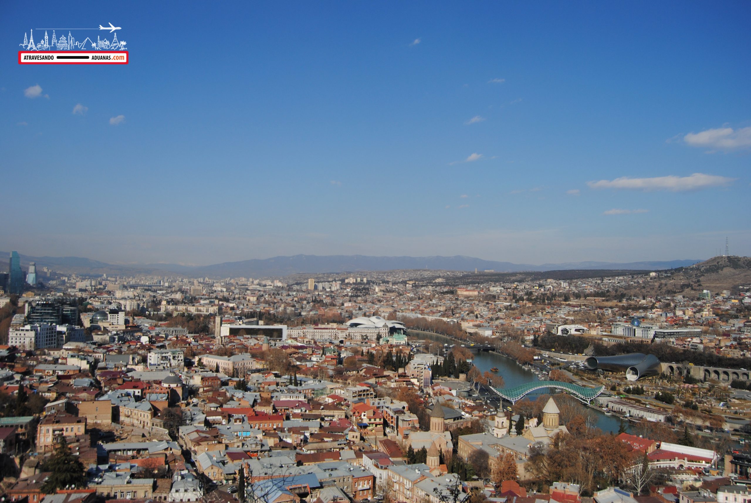 vistas de Tbilisi desde Narikala