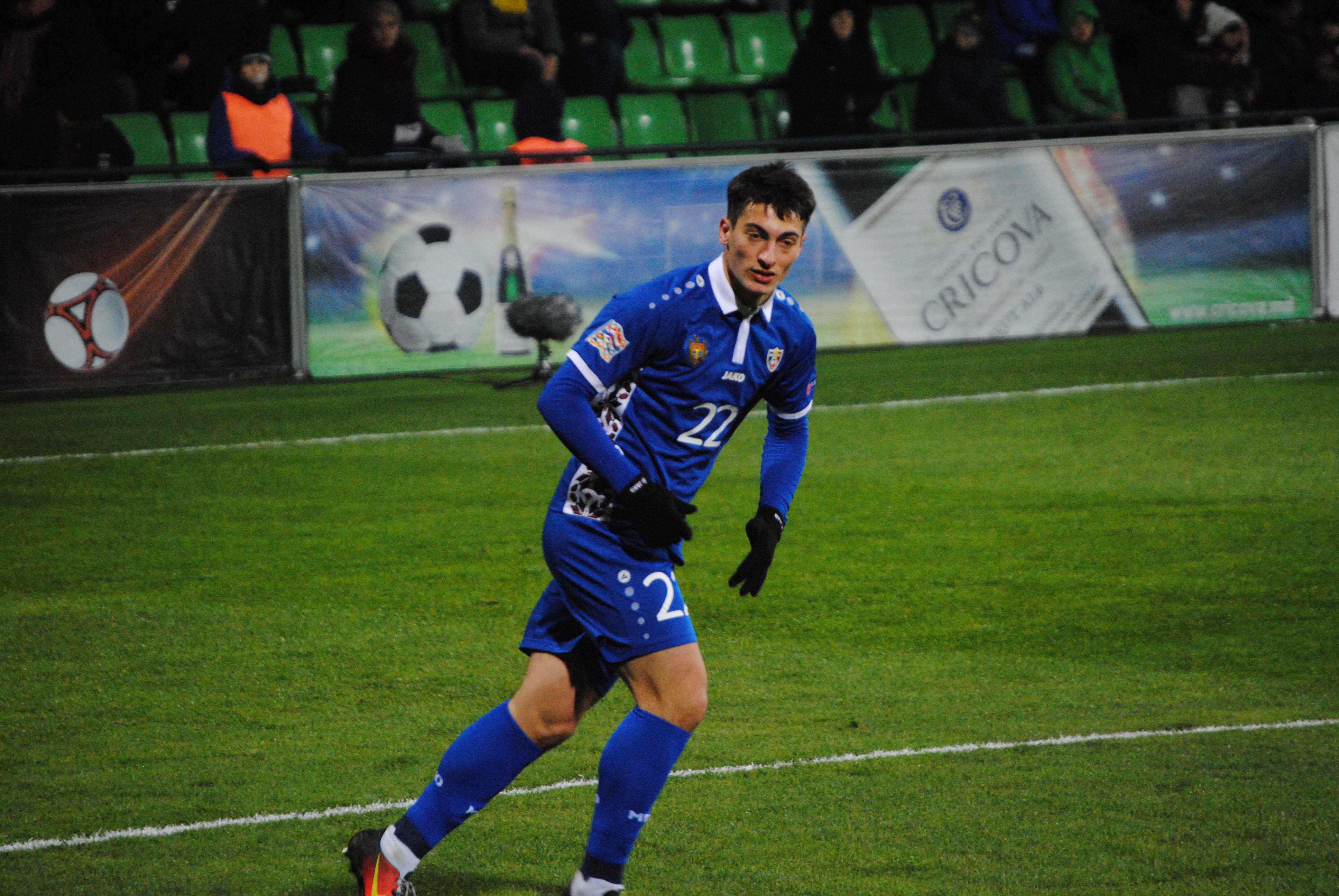 Jugador de la selección moldava de fútbol