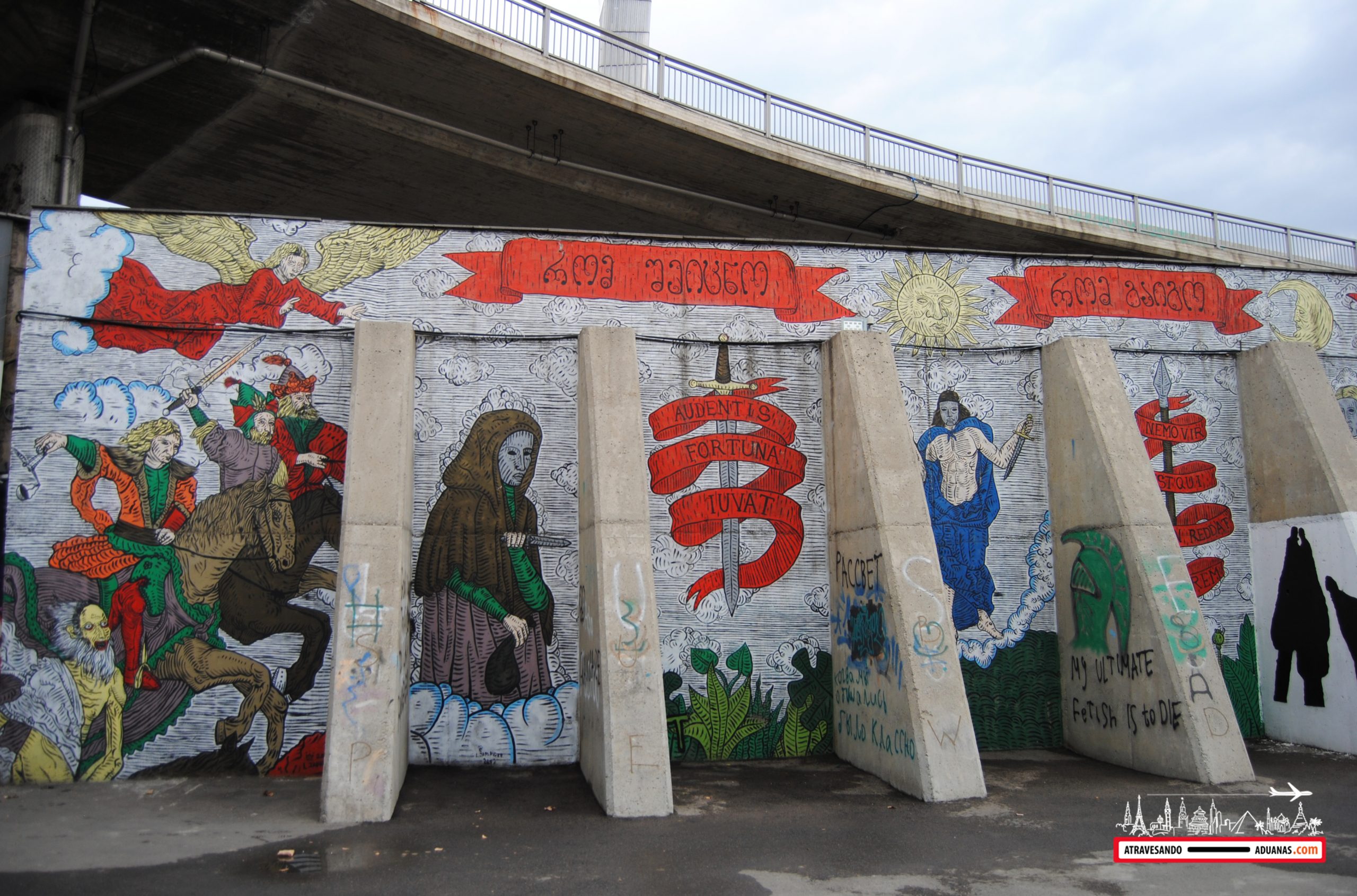 arte callejero en Tbilisi