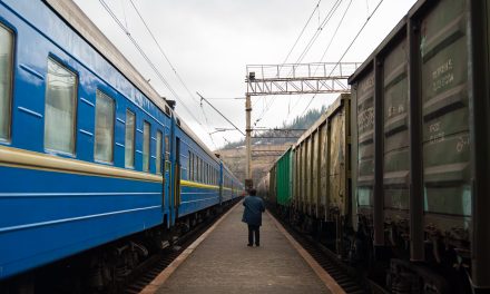 Atravesando los Cárpatos ucranianos en tren