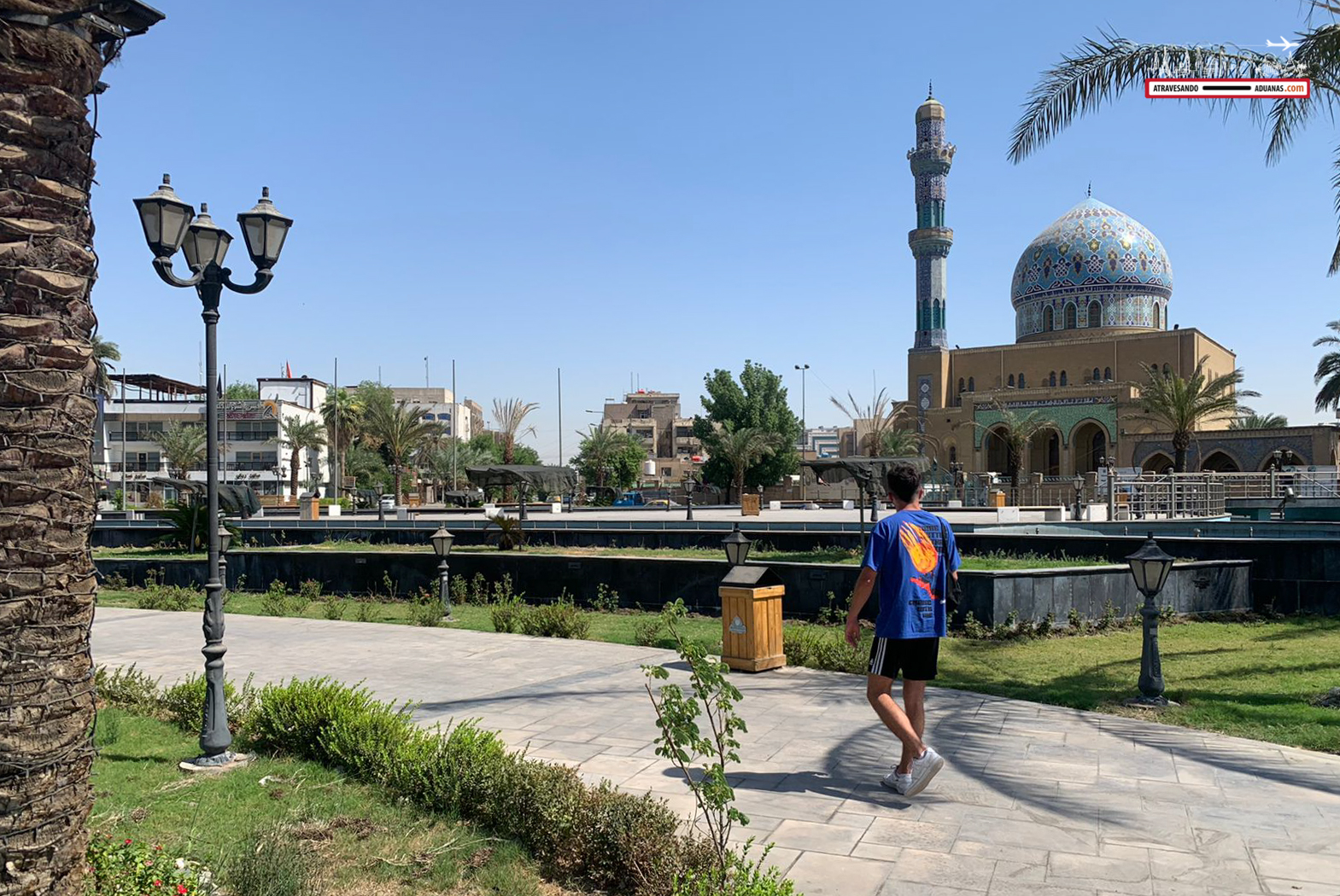 Plaza Firdos, donde estaba la estatua de Saddam Hussein
