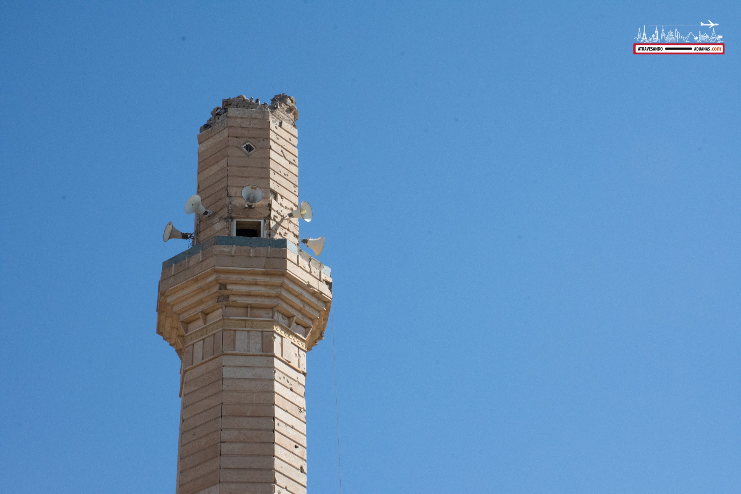 Minarete destruido en Faluya